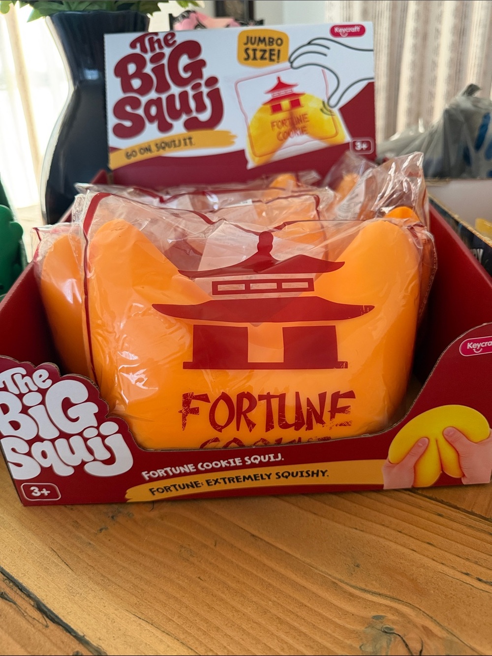 Craft Fortune Cookie Jumbo Squishy Toy - Orange